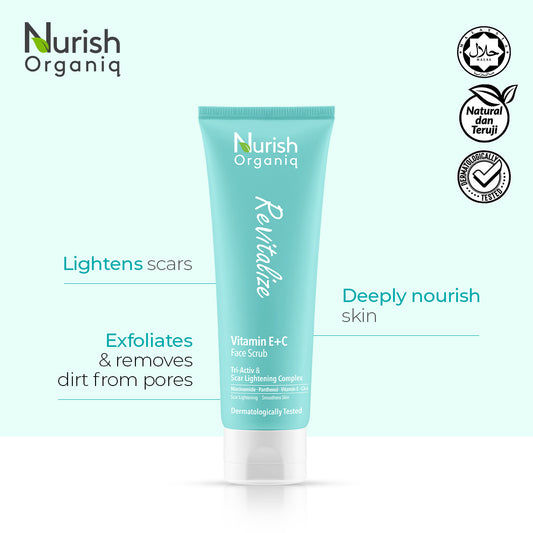 Scrub Muka Revitalize Vitamin E+C 100ml