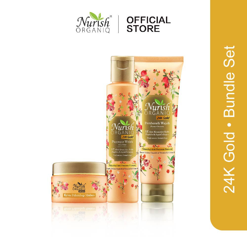 24K Gold Essential Night 3 in 1 Set