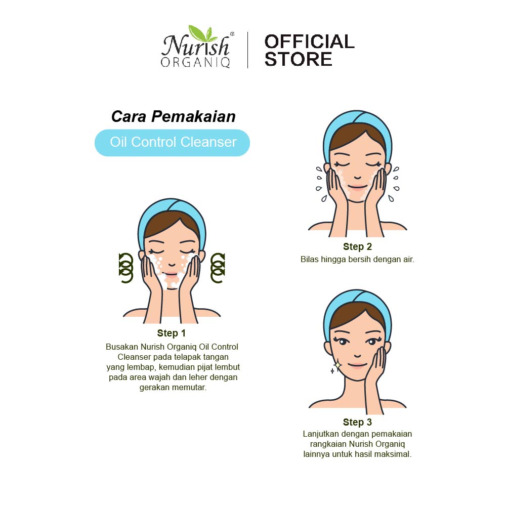 Nurish Organiq Pembersih Kawalan Minyak 100ml