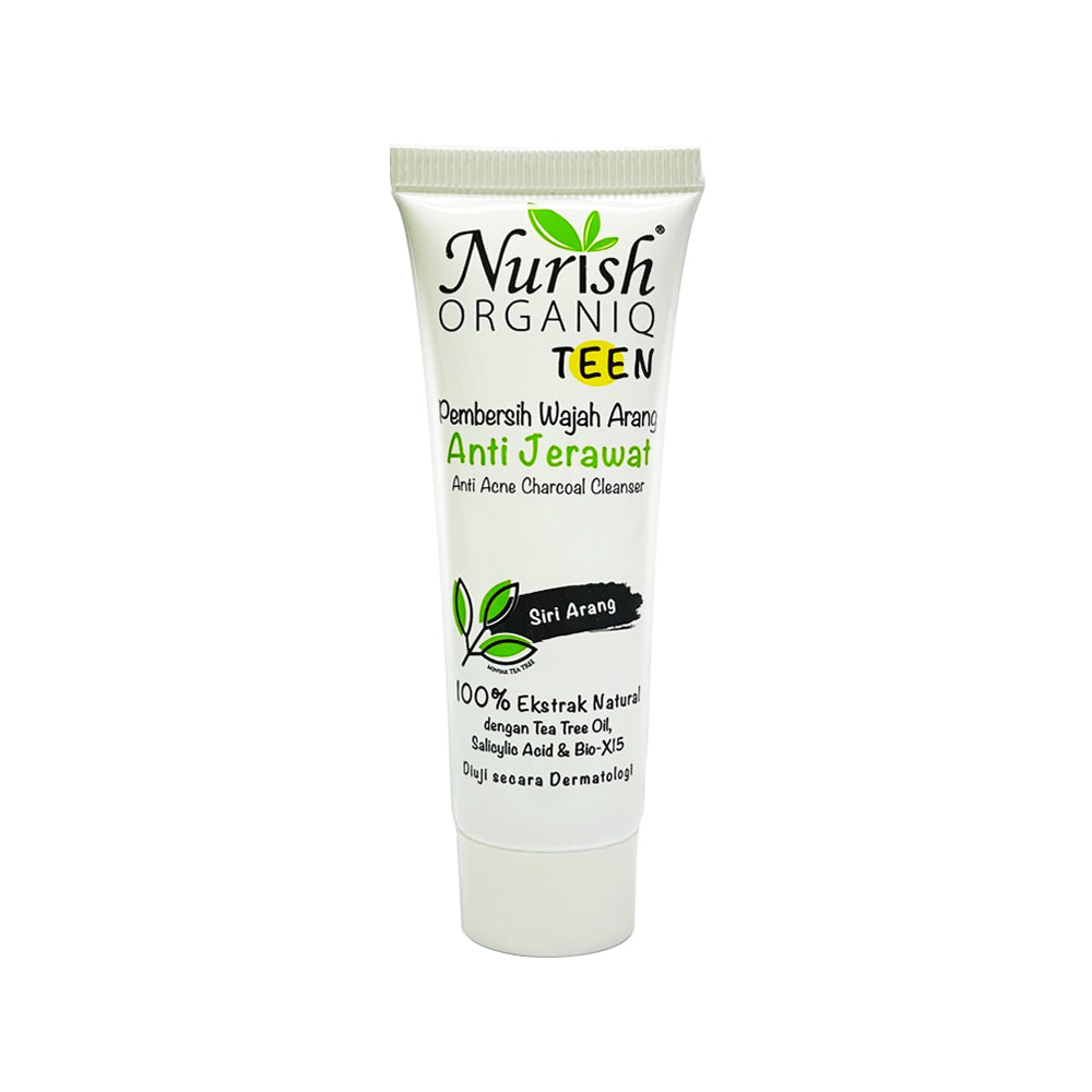 Nurish Organiq Teen Charcoal Cleanser 20ml (NOT FOR SALE)