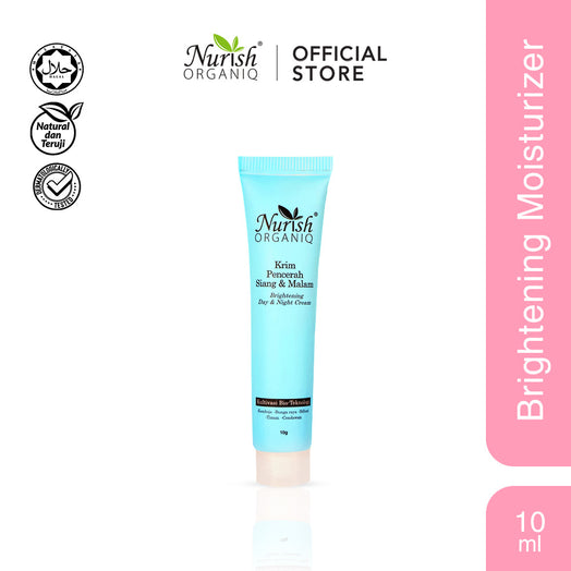 NEW Nurish Organiq Brightening Day & Night Cream 10ml
