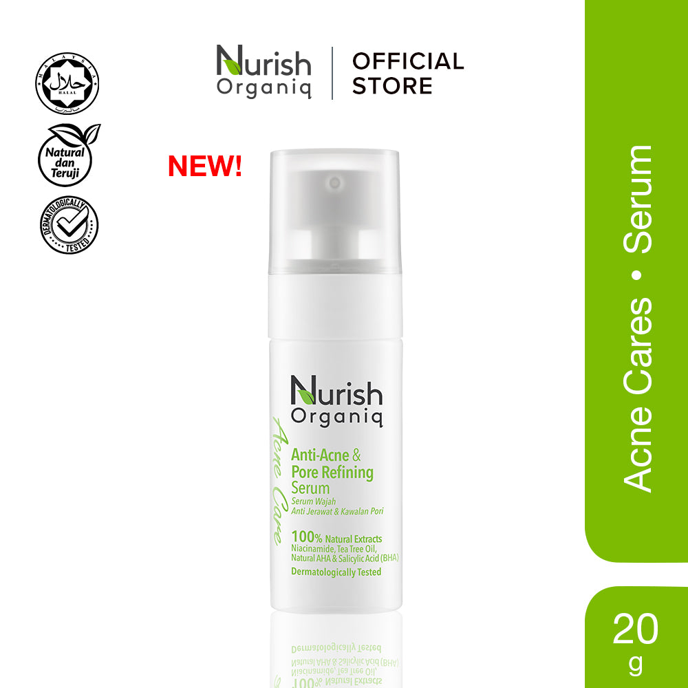 Nurish Organiq Anti Acne & Pore Refining Serum 20ml