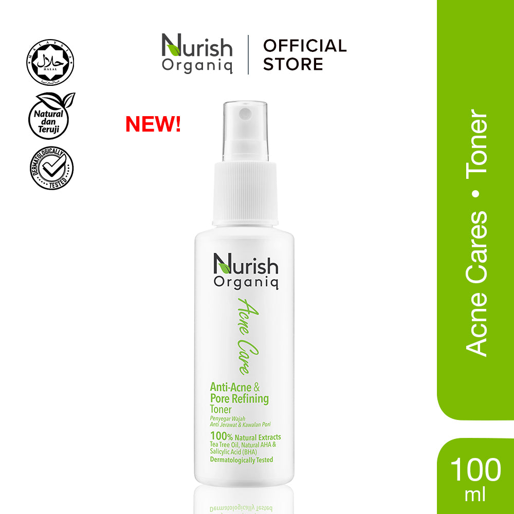 Nurish Organiq Anti Acne & Pore Refining Toner 100ml