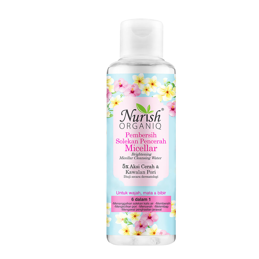 Nurish Organiq Pembersih Solekan Pencerah Micellar 150ml