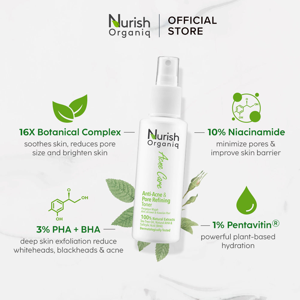 Nurish Organiq Teen Penyegar Anti Jerawat 100ml