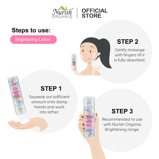 NEW Nurish Organiq Brightening Lotion 80ml