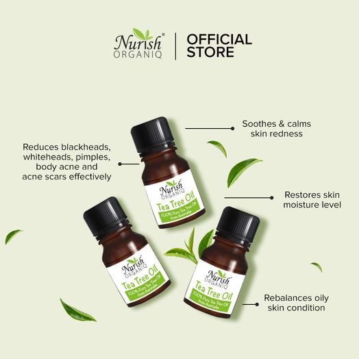 Nurish Organiq Tea Tree Oil 10ml