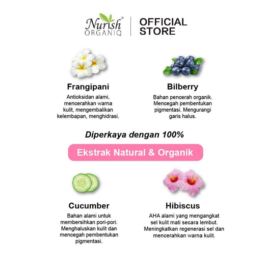 Nurish Organiq Skrub Wajah 75ml