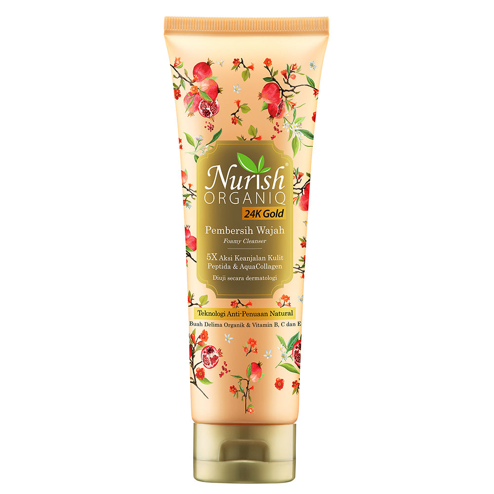 Nurish Organiq 24K Pembersih Wajah 100ml