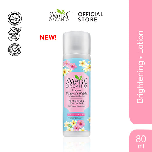 NEW Nurish Organiq Brightening Lotion 80ml